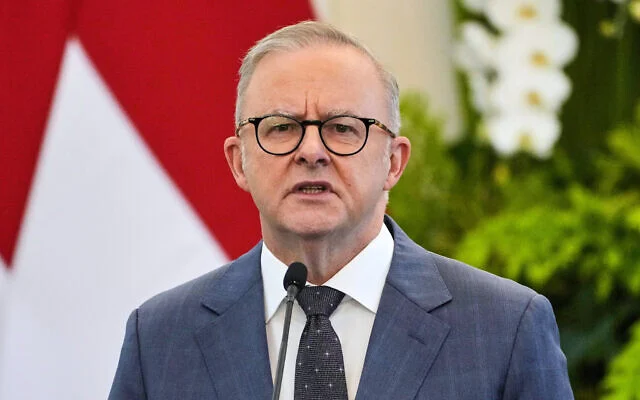 Illustrative photo for: Australian Prime Minister Albanese Addresses Nation After