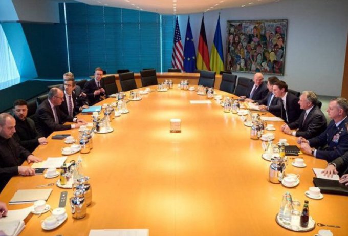 Illustrative photo for: Zelensky Meets with Merz, Kushner, and Witkoff in