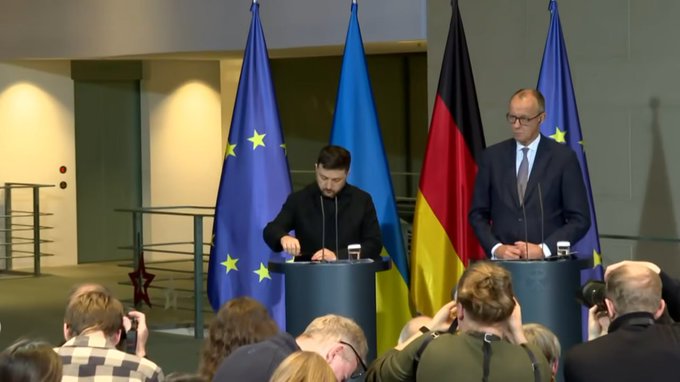 Illustrative photo for: German Chancellor Merz: U.S. and EU Agree to U.S EU Ukraine