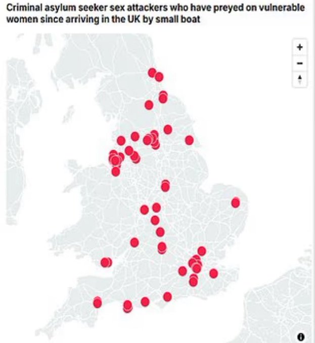 Illustrative photo for: Migrant crime statistics UK: 59 rapes and assaults by