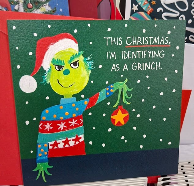 Illustrative photo for: Sainsbury Grinch card controversy: Company Removes Card