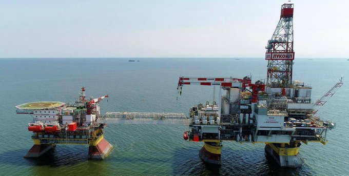 Illustrative photo for: Ukrainian Drones Hit Russian Oil Platform in Caspian Sea —