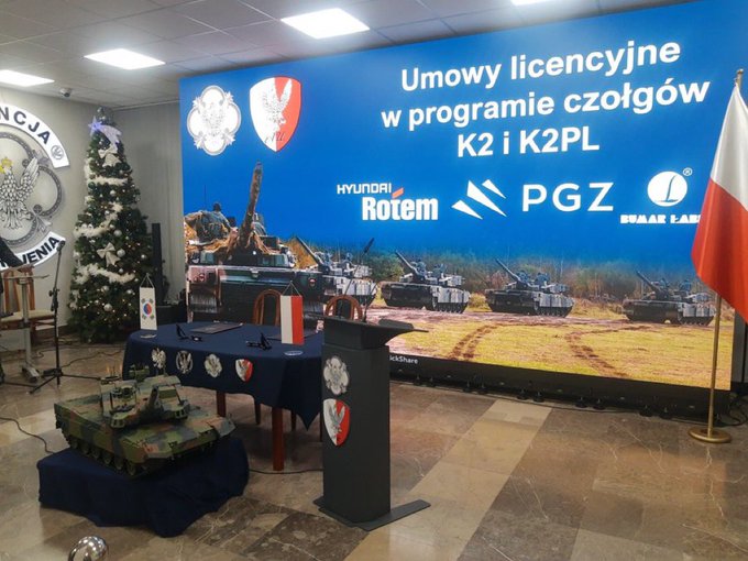 Illustrative photo for: Poland South Korea tank deal: 1,000 K2 and K2PL tanks signed