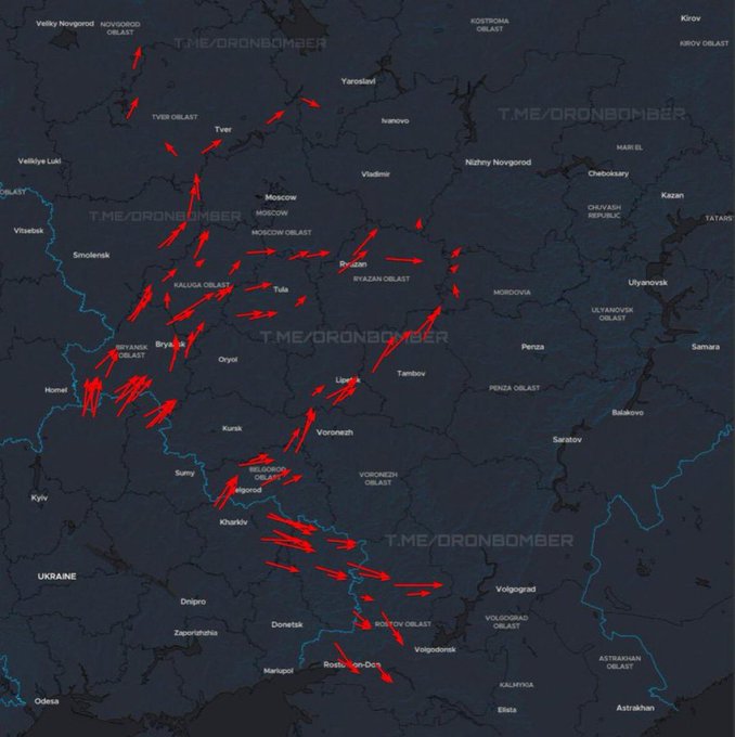 Illustrative photo for: Ukraine drone swarm attack targets Russian oil facilities