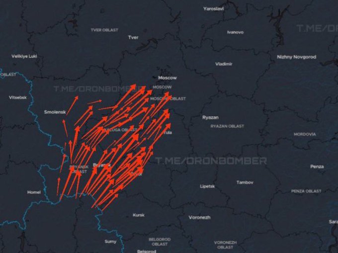 Illustrative photo for: Ukraine drone swarm attack targets Moscow in retaliation