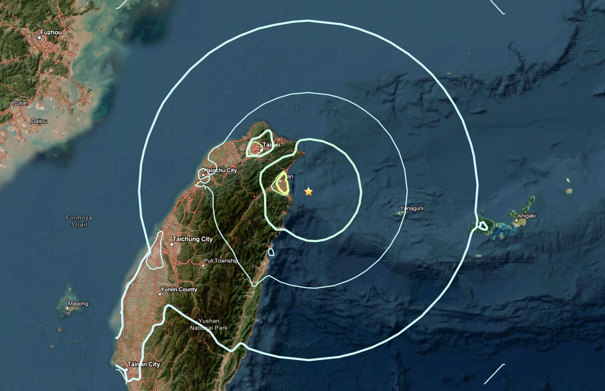 Illustrative photo for: Taiwan 70 magnitude earthquake hits Saturday night, says