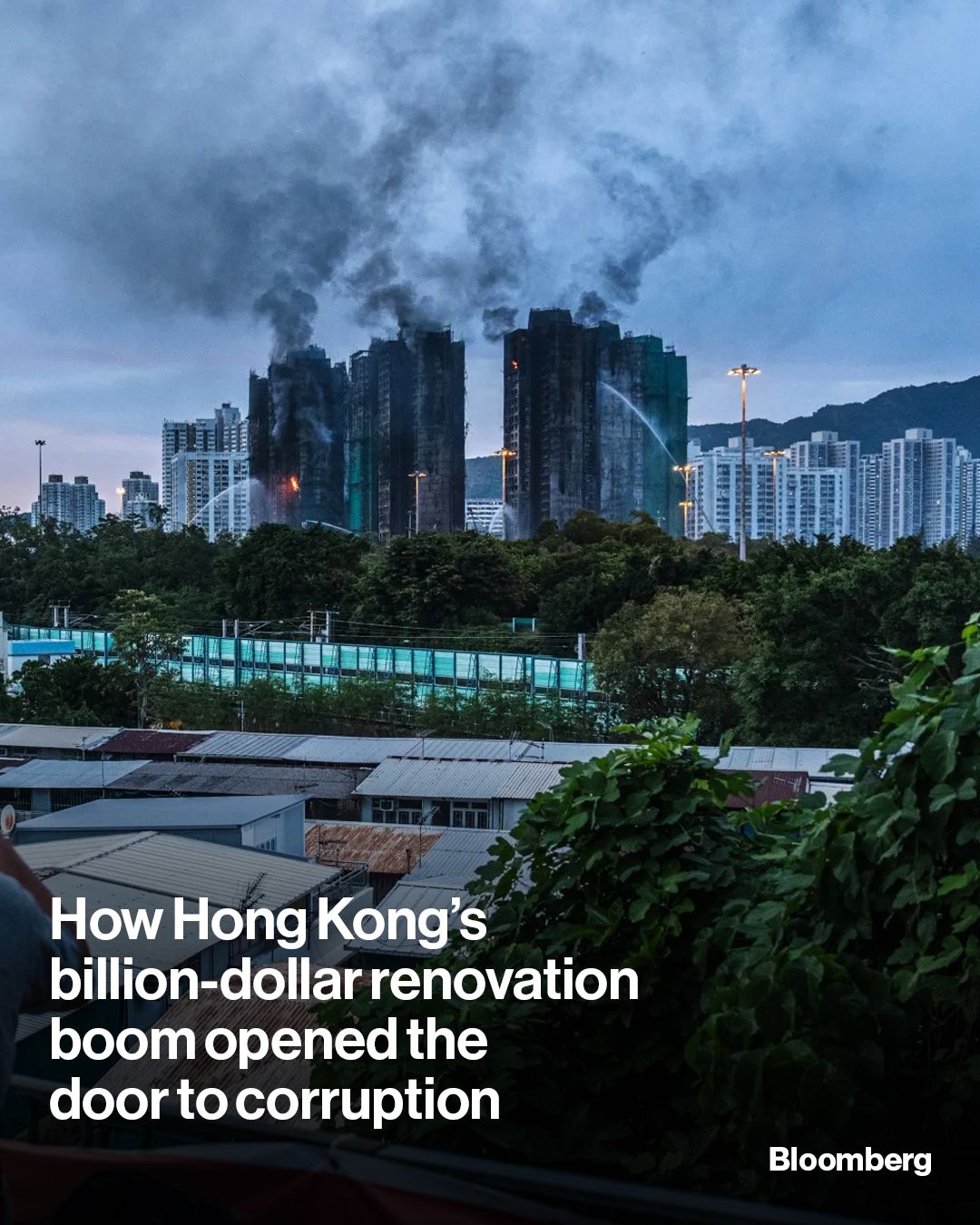 Illustrative photo for: Hong Kong Housing Fire Sparks Corruption Concerns in