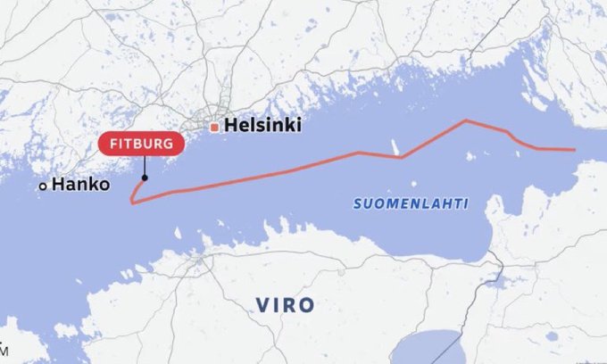 Illustrative photo for: Finnish seize Russian vessel after destroying undersea