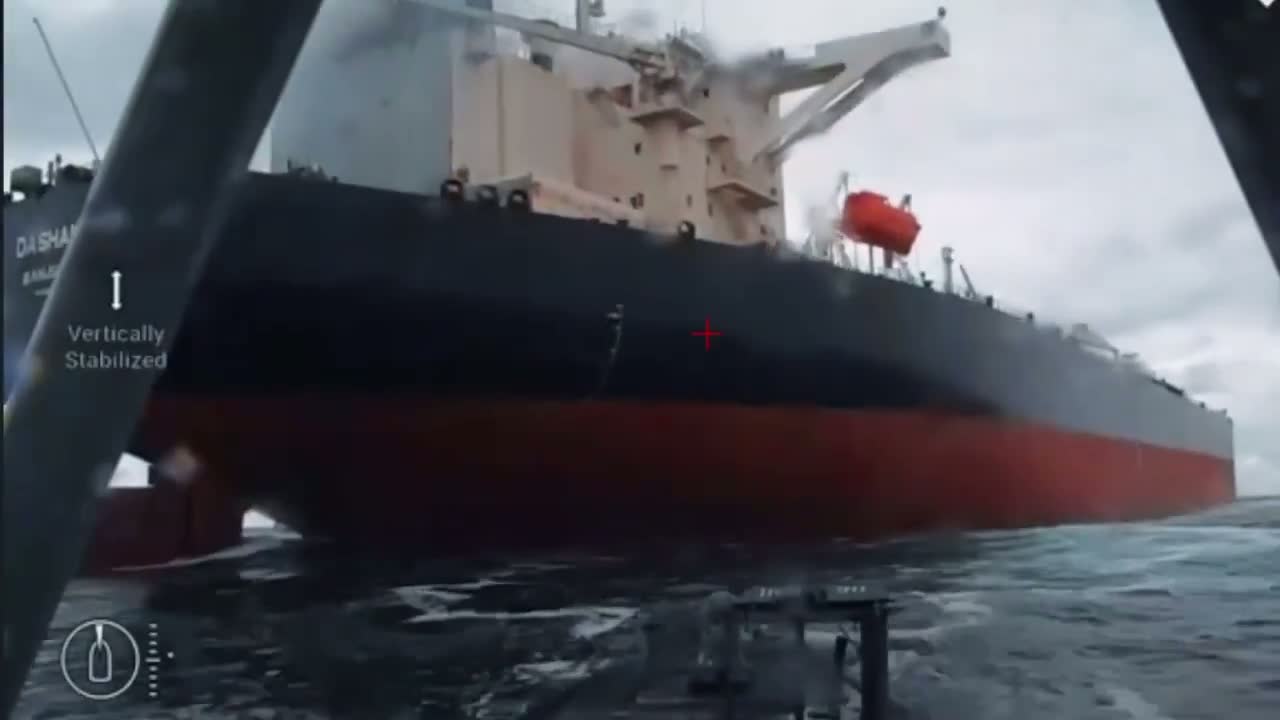 Illustrative photo for: Ukrainian Sea Baby Drones Strike Russian Shadow Fleet