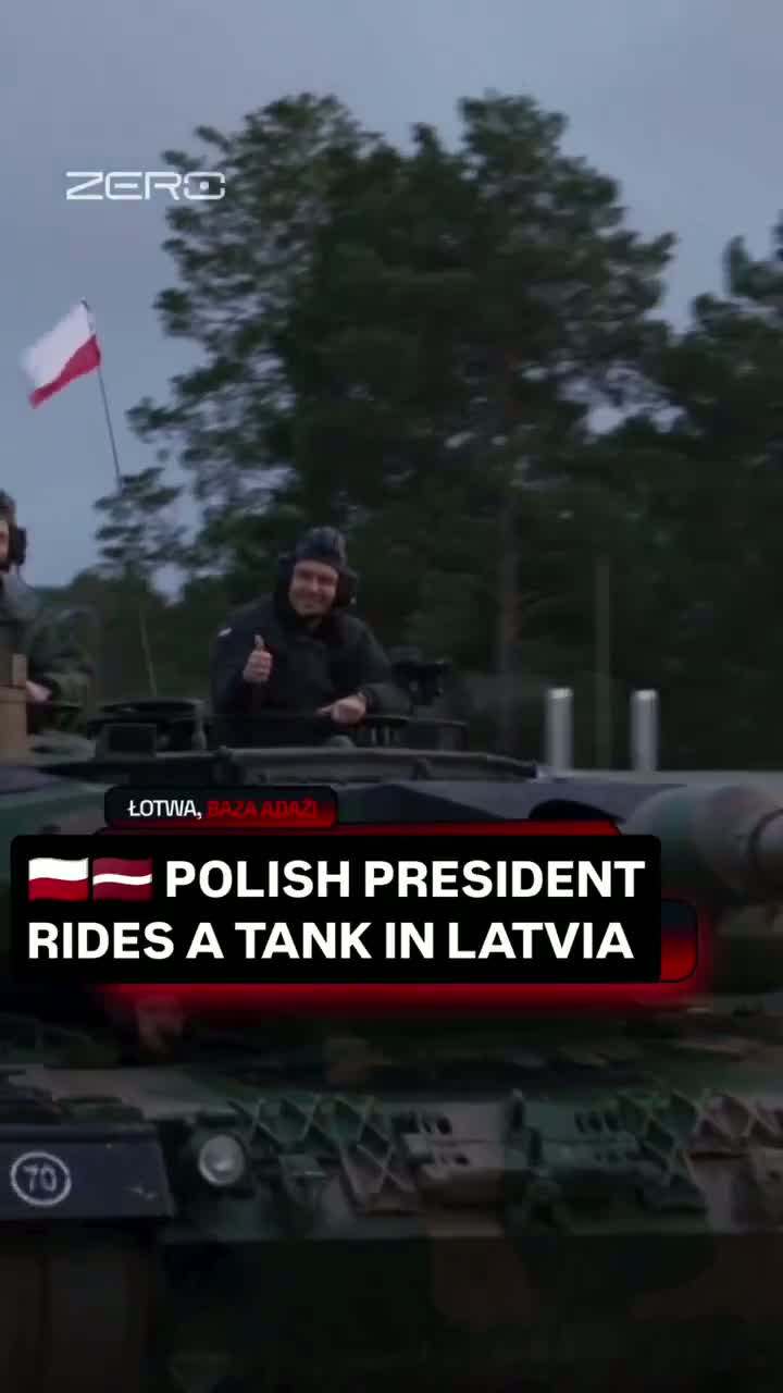 Illustrative photo for: Polish President Tank Latvia During Deployment of 300