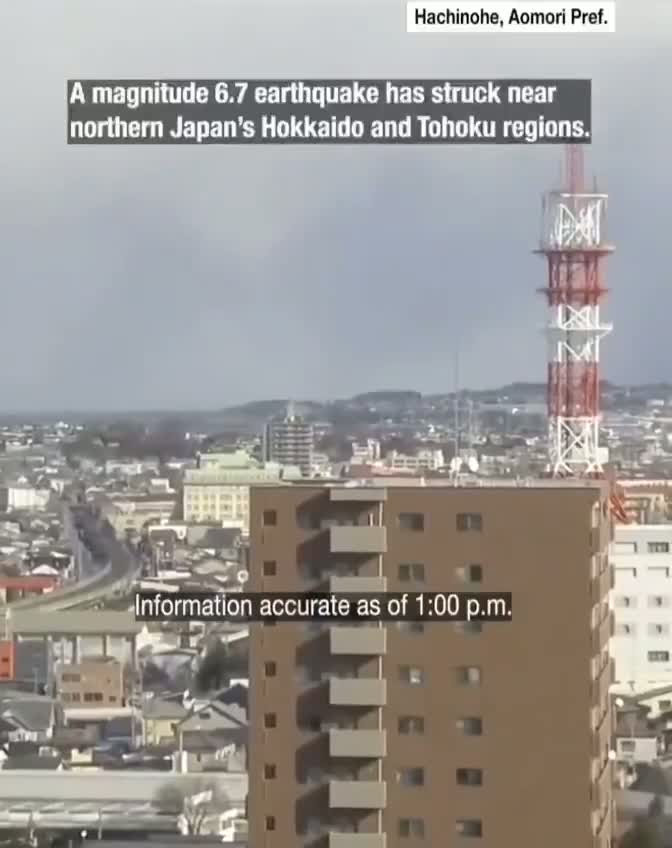 Illustrative photo for: Japan earthquake tsunami alert Issued After 6.7 Magnitude