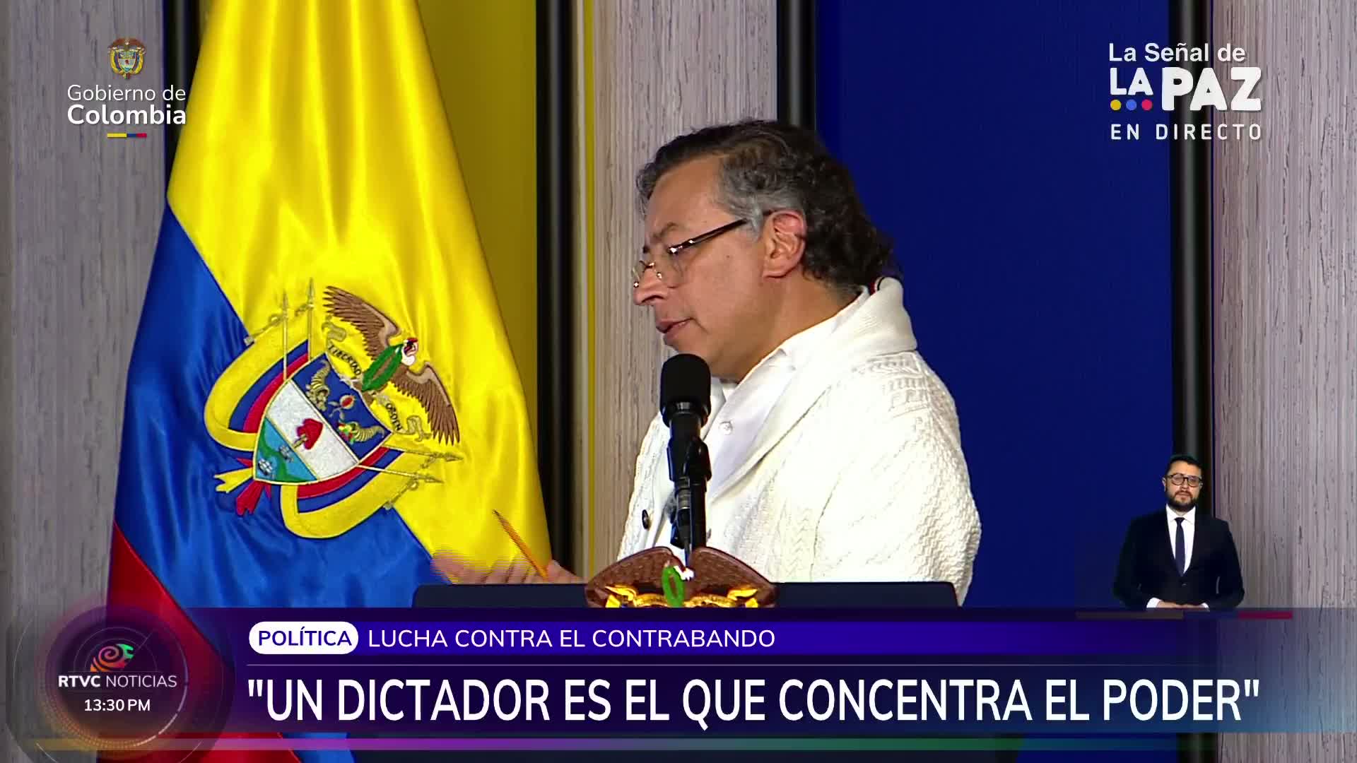 Illustrative photo for: Colombian President Petro Stance: Opposes Military