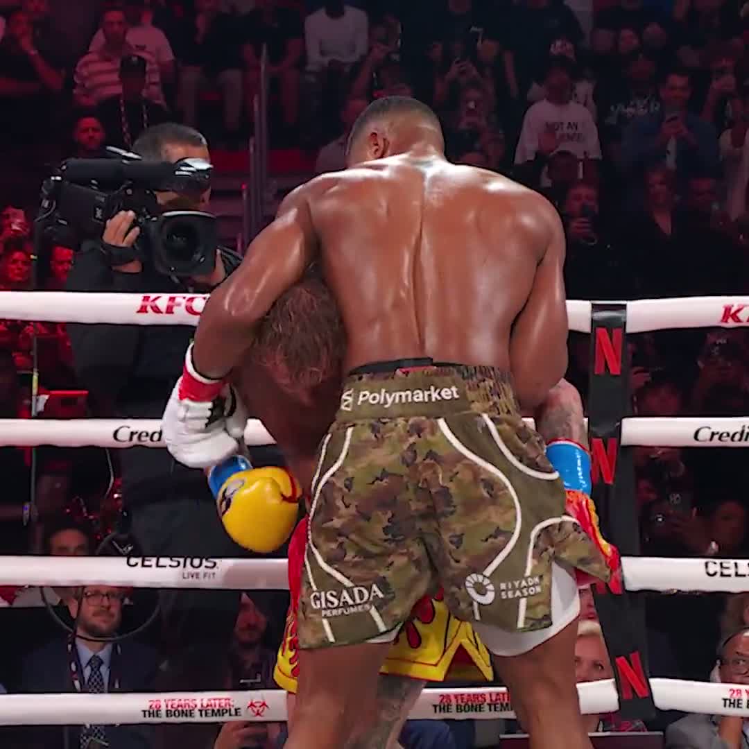 Illustrative photo for: Anthony Joshua Jake Paul Fight: Joshua Injures Paul with