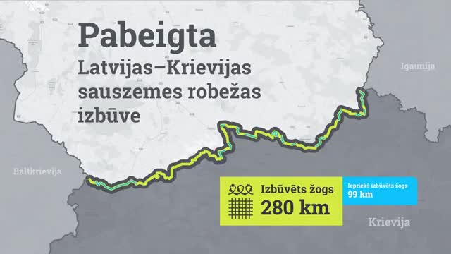 Illustrative photo for: Latvia Russia border fence Completed to Boost Security