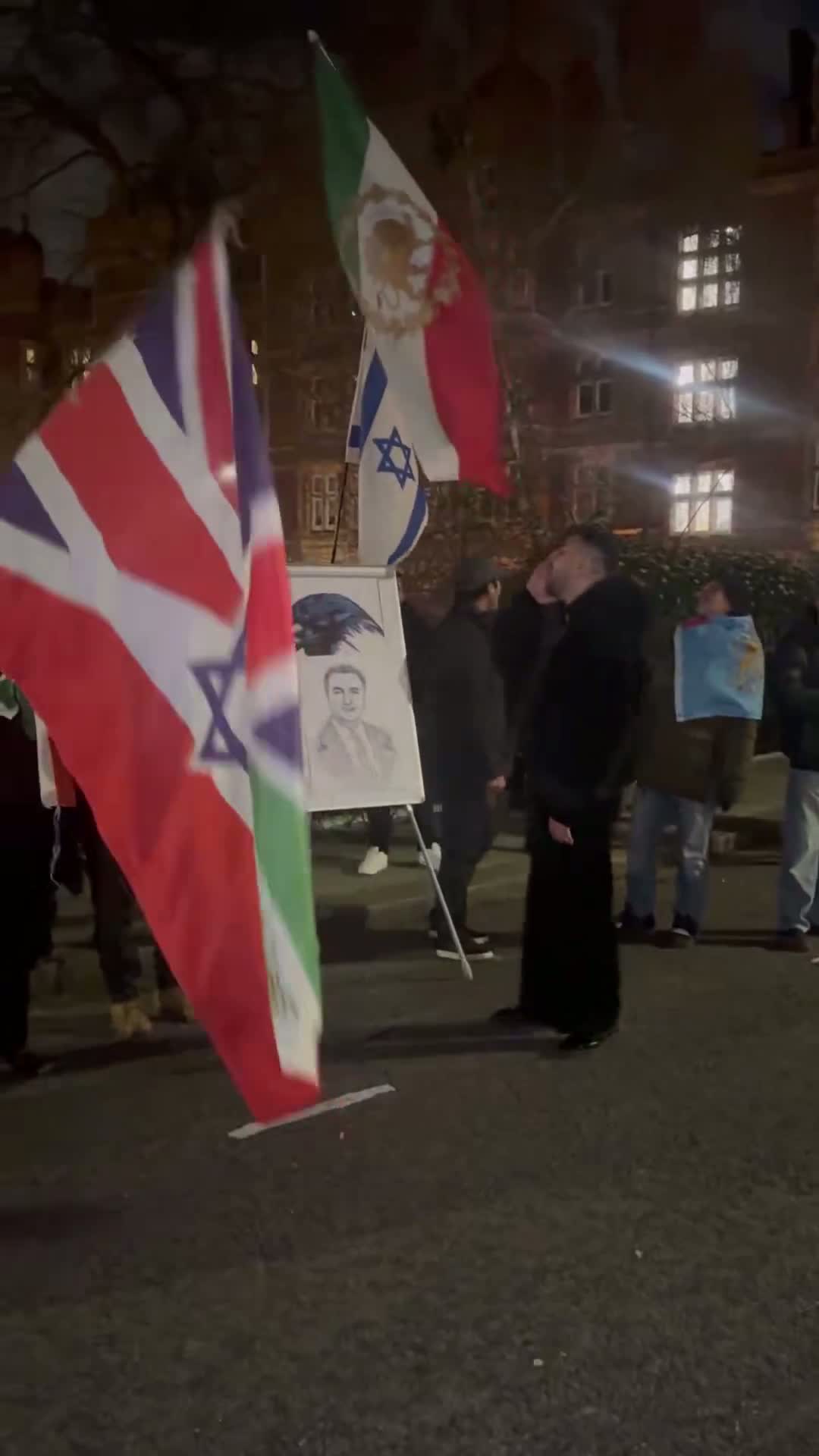 Illustrative photo for: Iranians protest Islamic regime outside Iranian embassy in