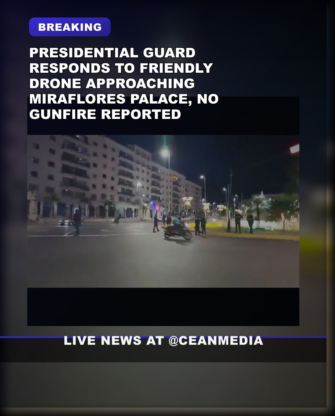 Illustrative photo for: Breaking: Friendly Drone Palace Incident Near Miraflores