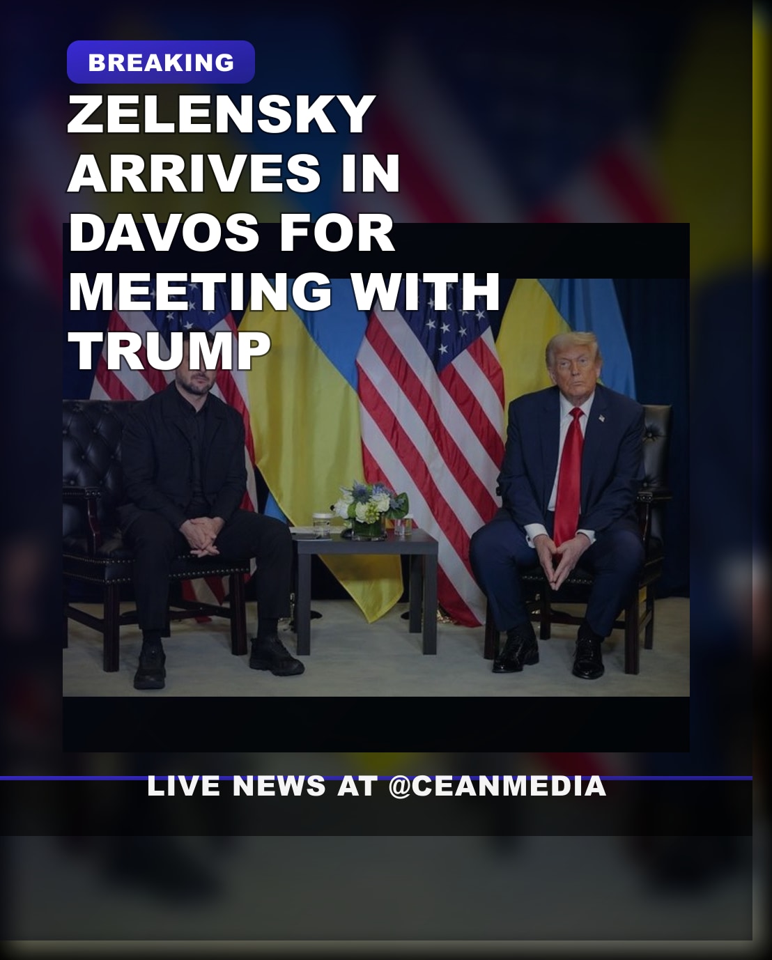 Illustrative photo for: Zelensky Davos: Ukrainian President Meets Former President