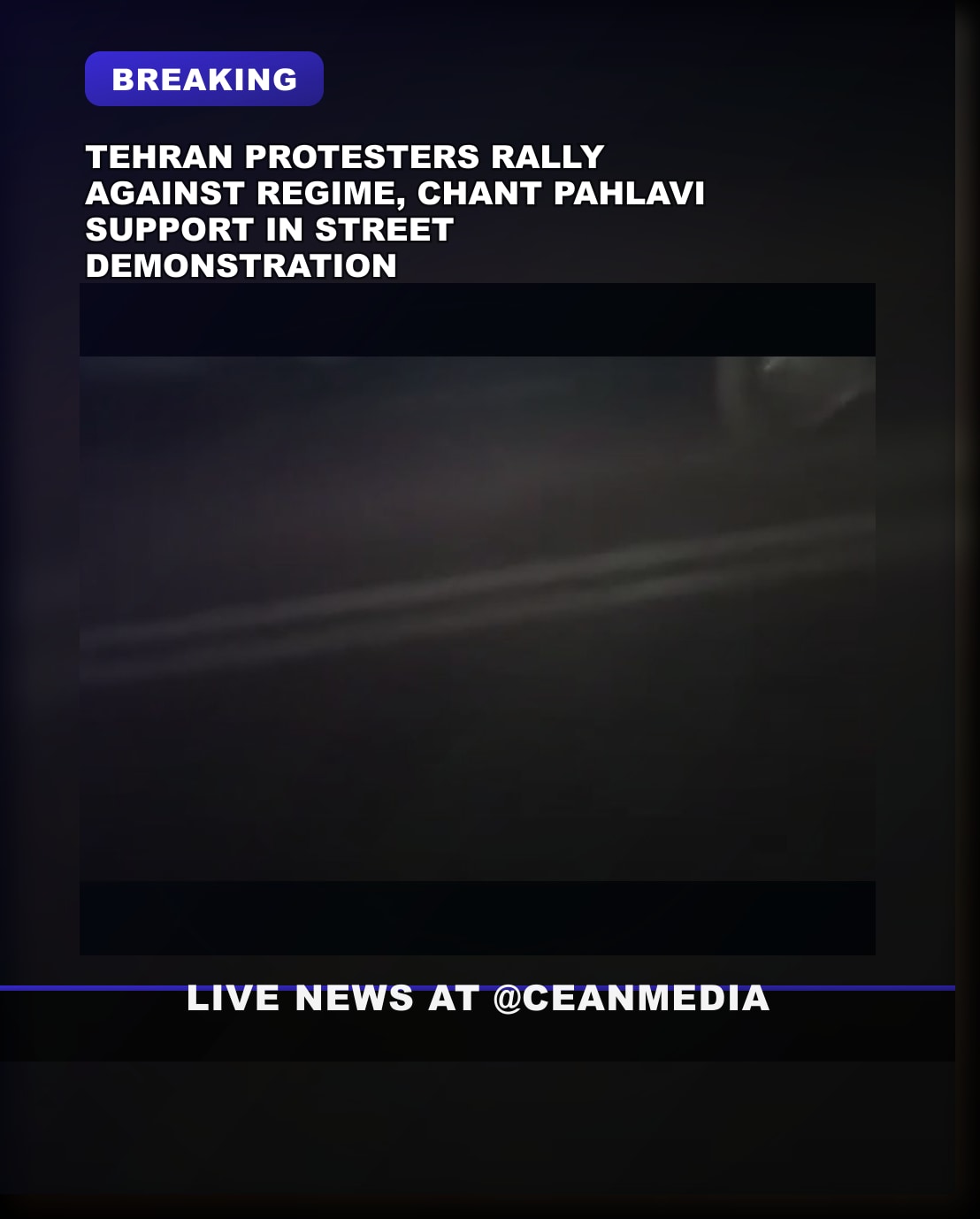 Illustrative photo for: Iran anti-regime protests resurface in Tehran with Reza