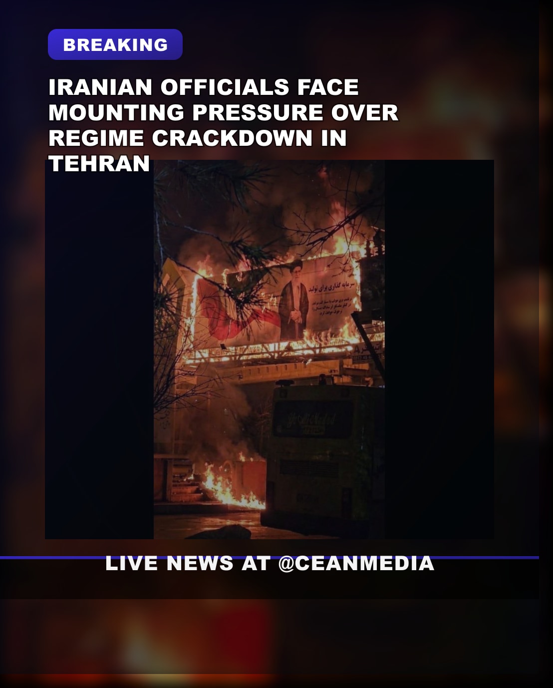 Illustrative photo for: Khamenei regime pressure rises amid Iran unrest