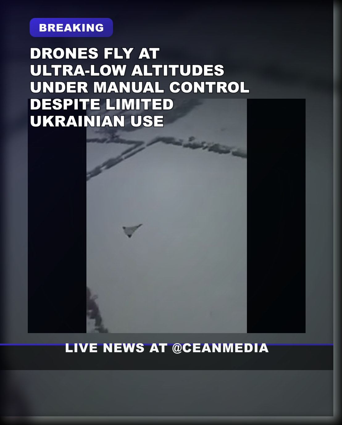 Illustrative photo for: Russian Shahed drone capabilities: Ultra-low altitude
