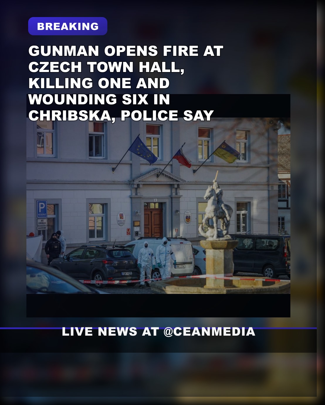 Illustrative photo for: Czech Town Hall Shooting Claims One Life and Wounds Six