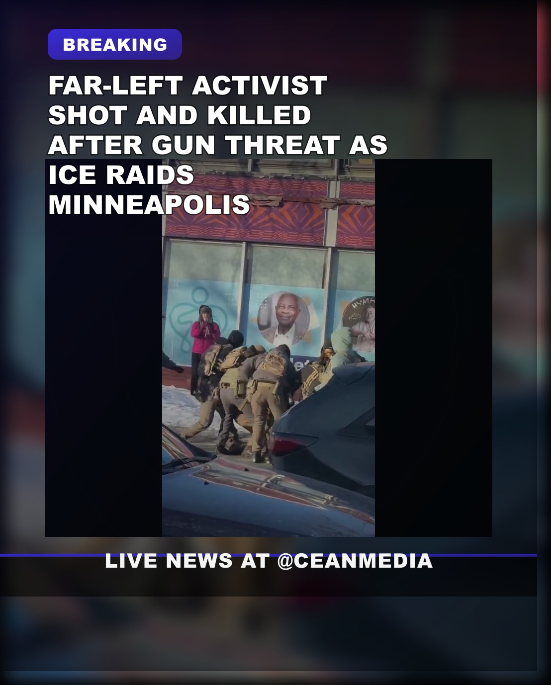Illustrative photo for: Far-left activist violence ends in fatal Minneapolis raid