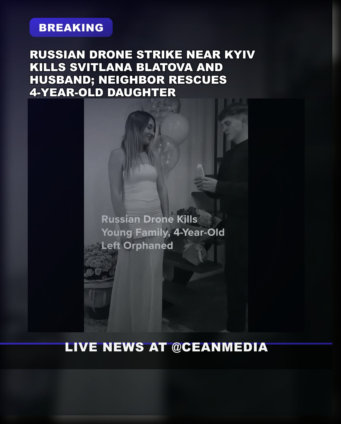 Illustrative photo for: Russian drone attack victim: Svitlana Blatova dies saving