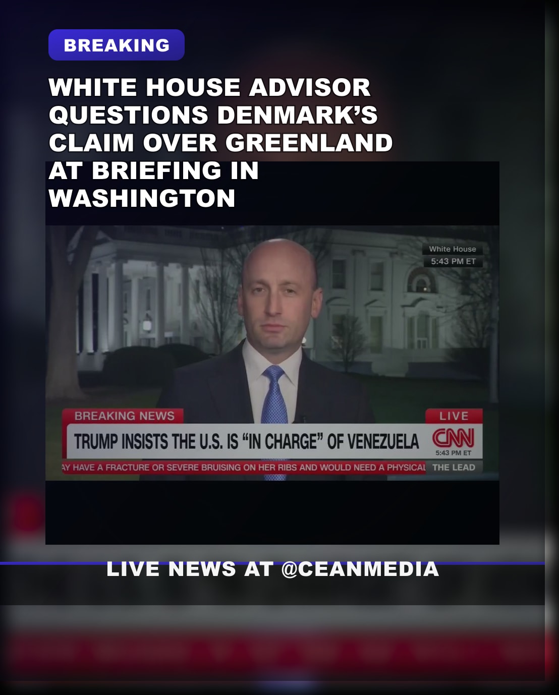 Illustrative photo for: White House Questions Greenland Danish Territorial Claim