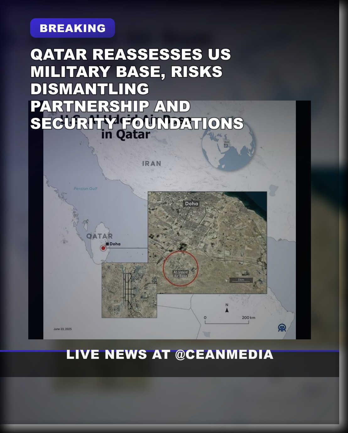 Illustrative photo for: Qatar US military base: Sovereignty Concerns and Future
