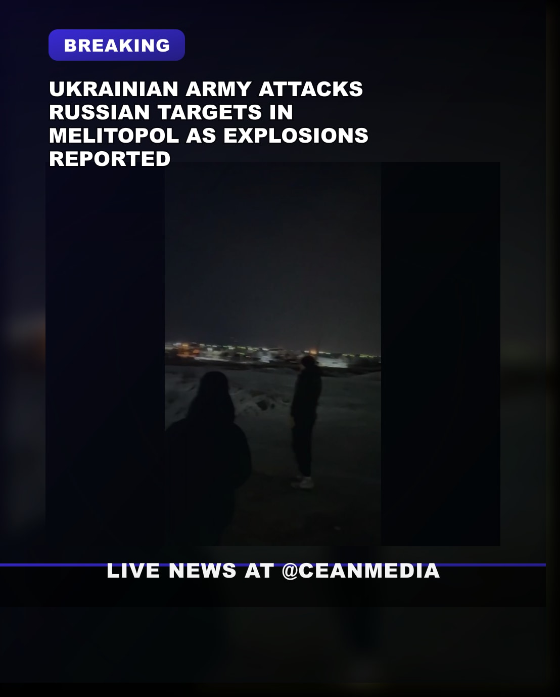 Illustrative photo for: Ukrainian Army Melitopol Attack: Multiple Explosions