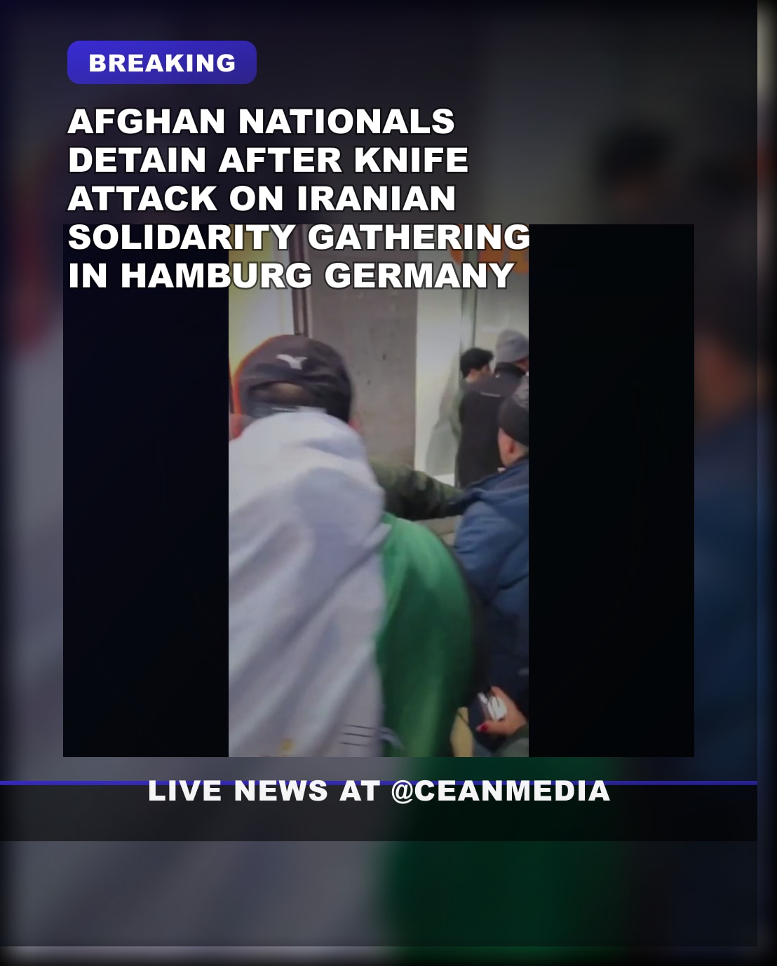 Illustrative photo for: Afghan knife attack Hamburg: Two suspects detained at