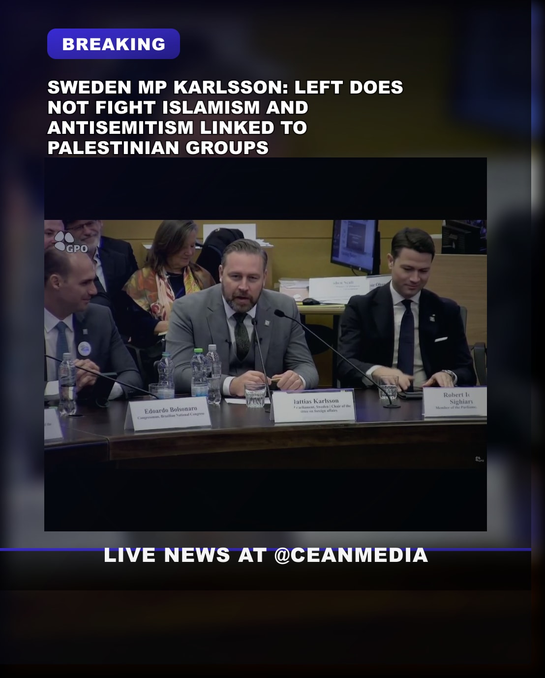 Illustrative photo for: Swedish Left and Extremism: MP Mattias Karlsson Criticizes