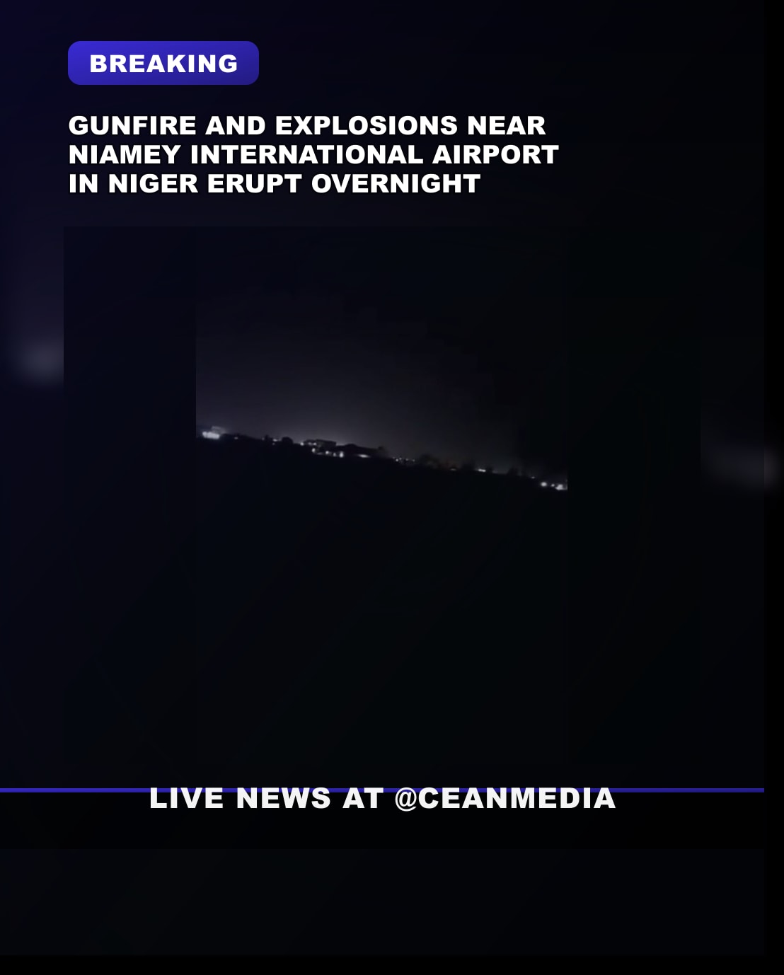 Illustrative photo for: Niamey Airport Gunfire Erupts Near Niger Airport