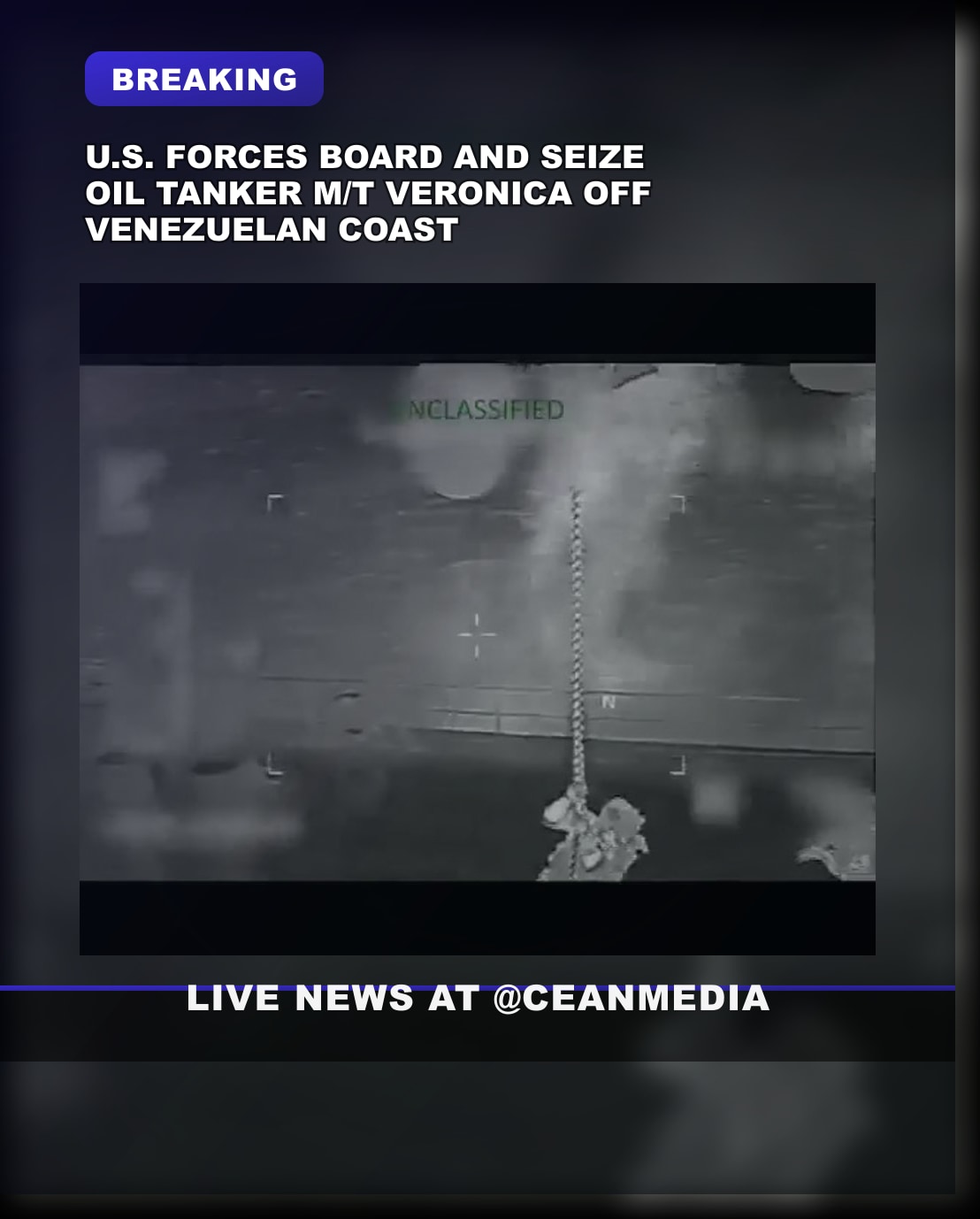 Illustrative photo for: U.S. Forces Seize Venezuelan Oil Tanker M/T Veronica Near