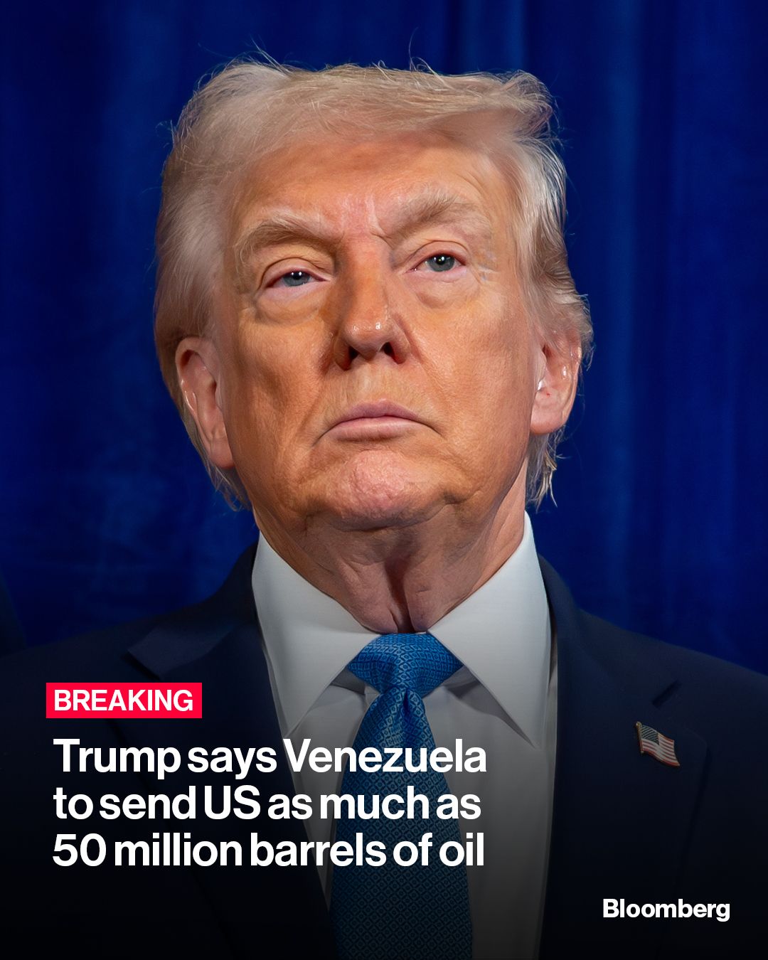 Illustrative photo for: President Trump Announces Venezuela US Oil Deal for 50