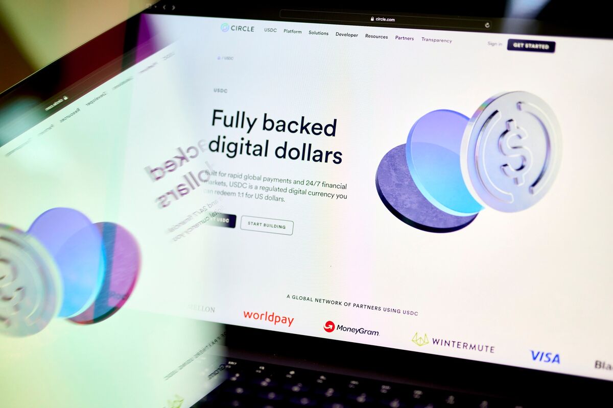 Illustrative photo for: Stablecoin transactions US policy drive record highs