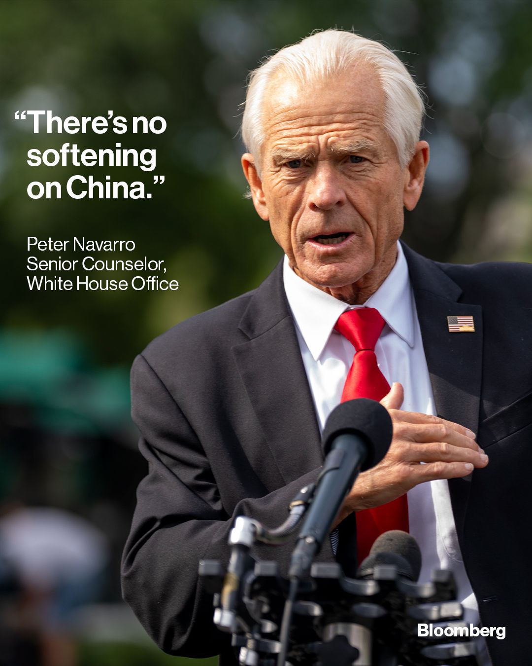 Illustrative photo for: Peter Navarro Discusses Navarro trade tariffs China and