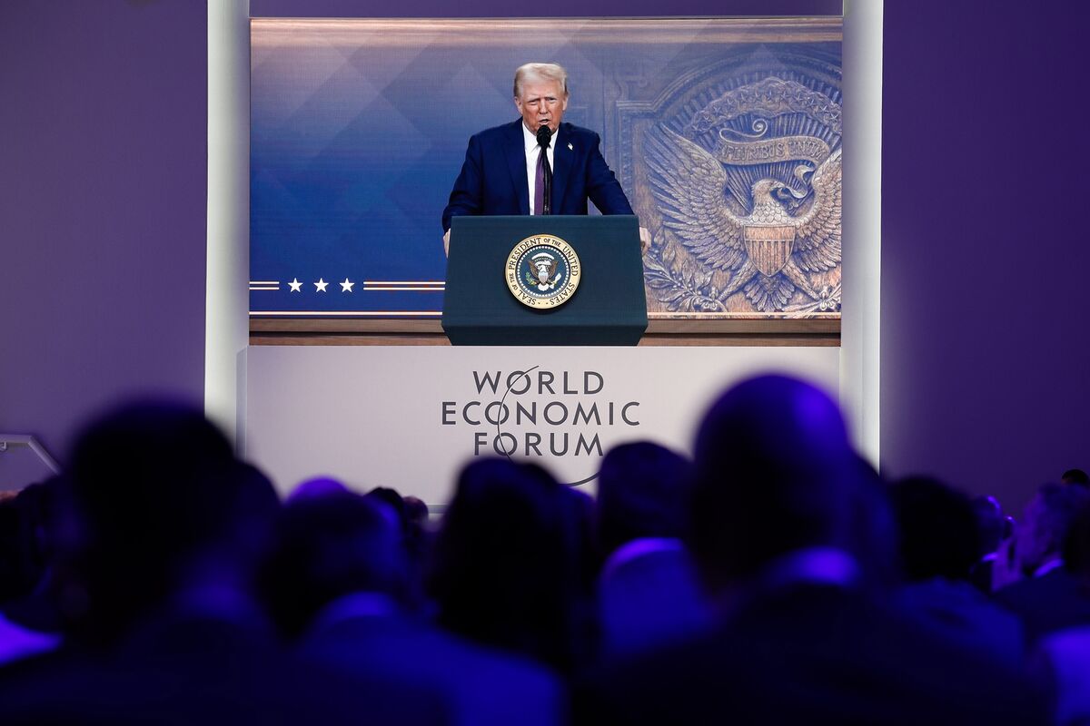 Illustrative photo for: Trump chaos at Davos as wealthiest elites prepare for
