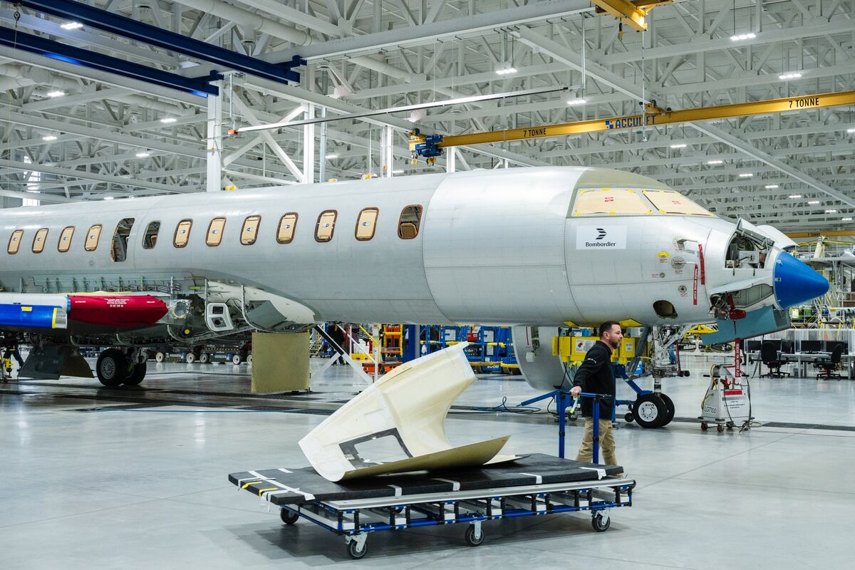 Illustrative photo for: Bombardier Tariff Threat Challenges Canadian Jet