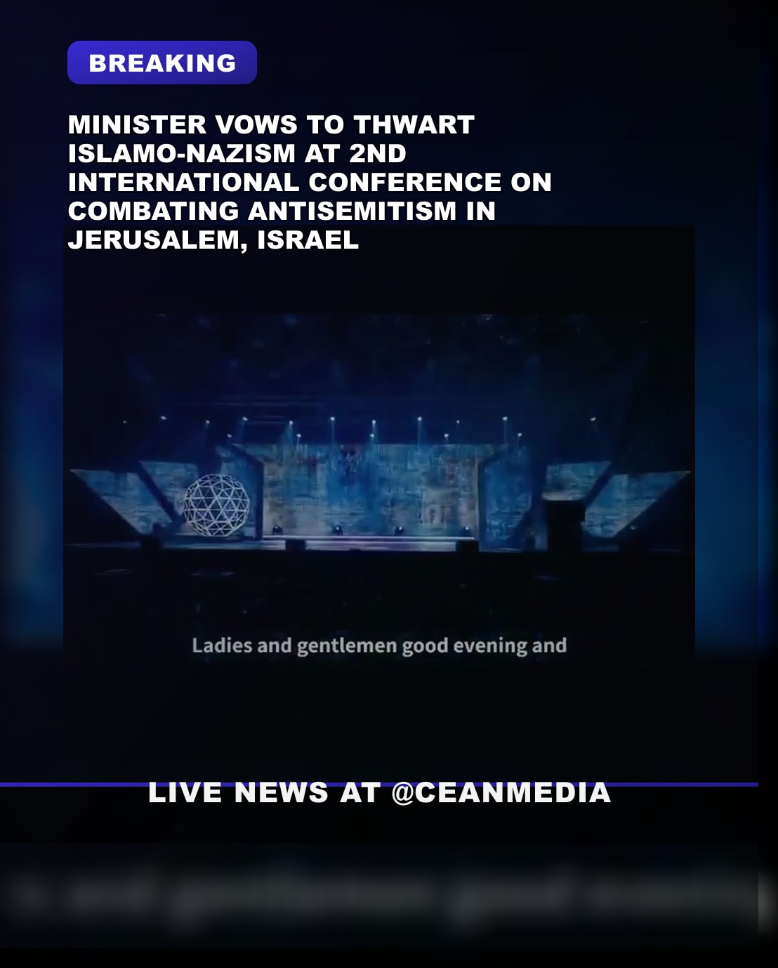 Illustrative photo for: Israeli Minister Vows to Fight Islamo-Nazism at Jerusalem