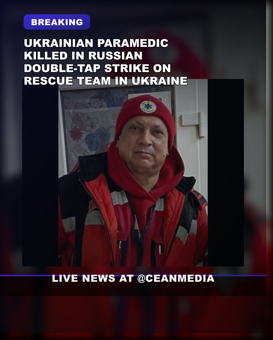 Illustrative photo for: Ukrainian paramedic drone strike kills Serhiy Smolyak in