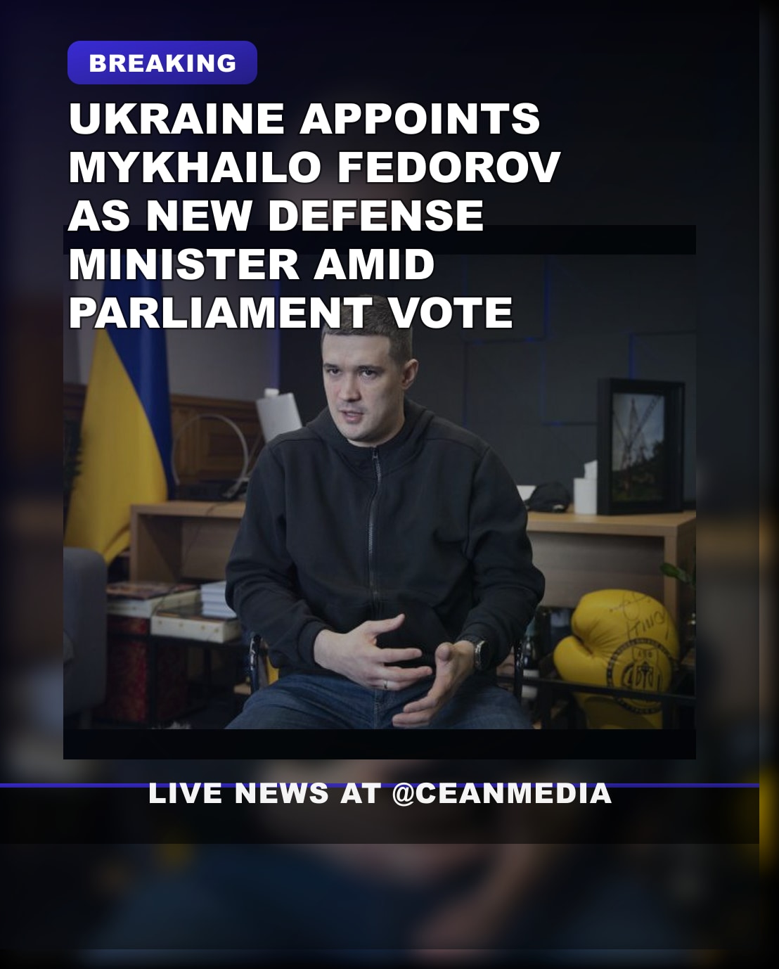 Illustrative photo for: Mykhailo Fedorov Ukraine Defense: Youngest Minister