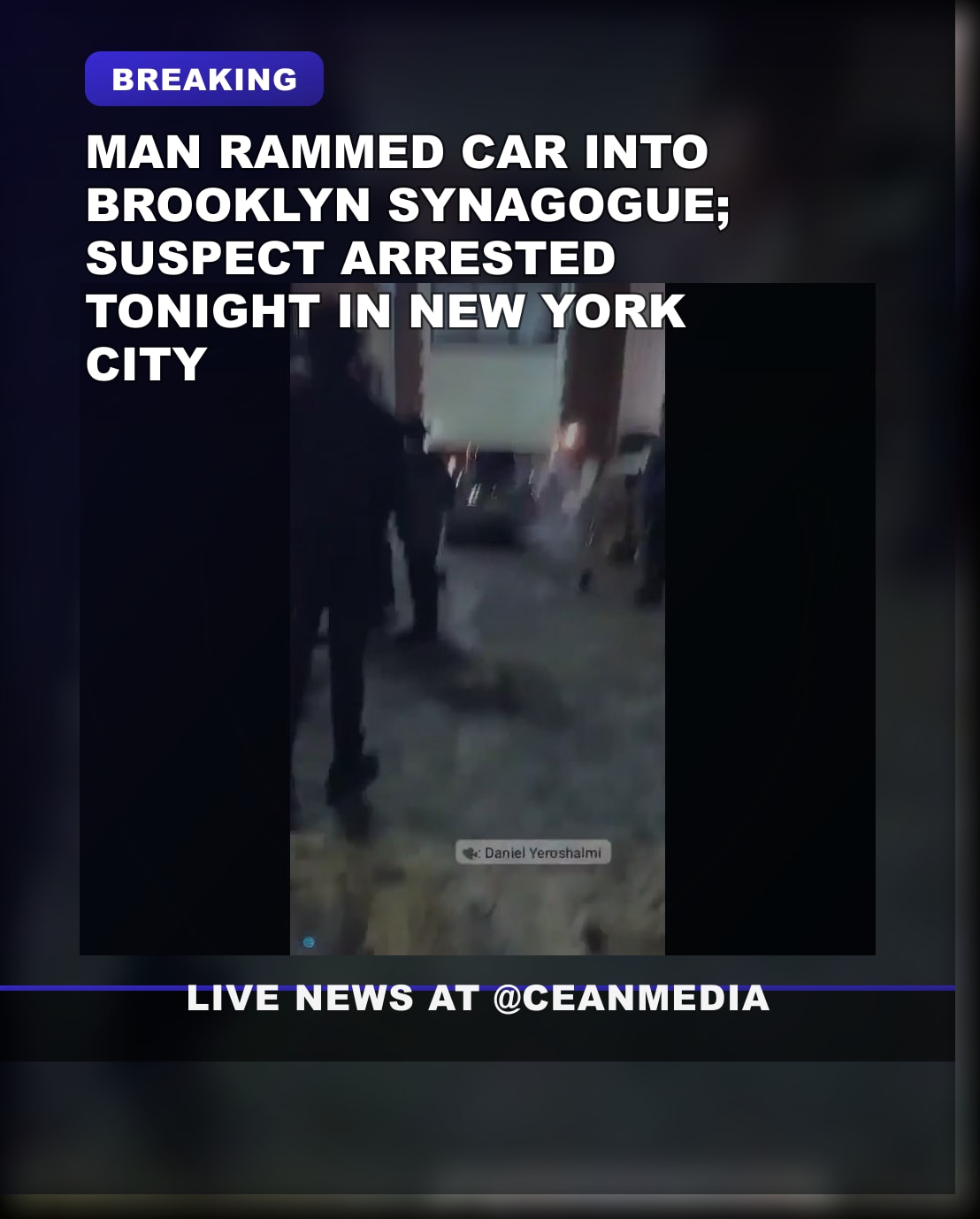 Illustrative photo for: Brooklyn Synagogue Attack: Man Rammed Car Before Arrest