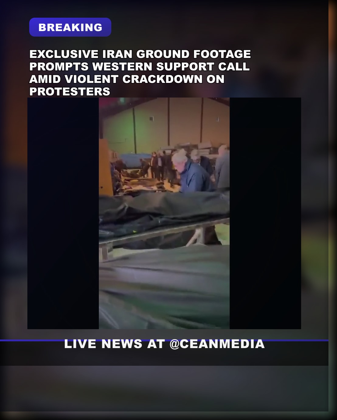 Illustrative photo for: Support Iranian protesters: Exclusive V24 Footage Shows