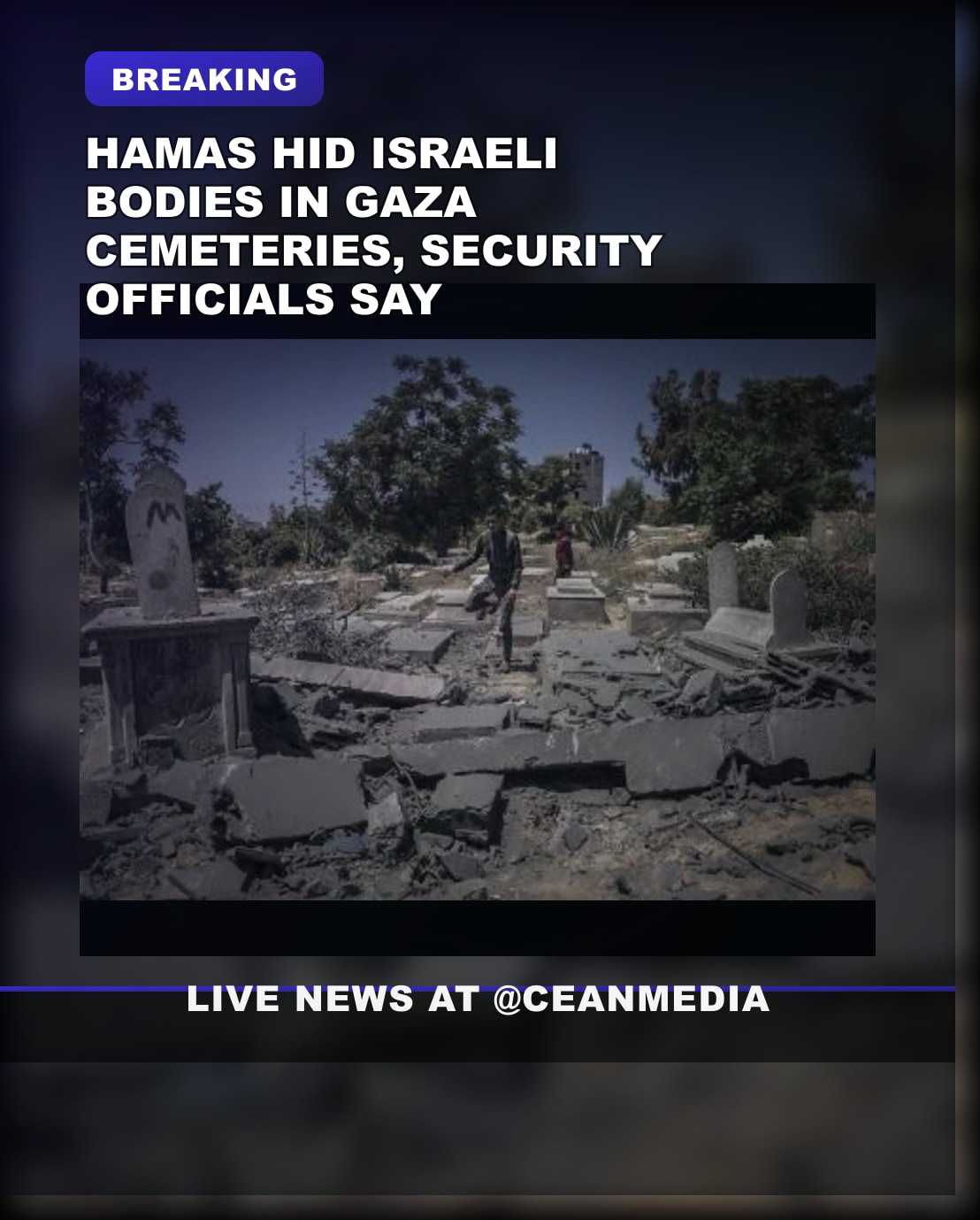 Illustrative photo for: Israeli hostage recovery: Body of Ran Gvili recovered in