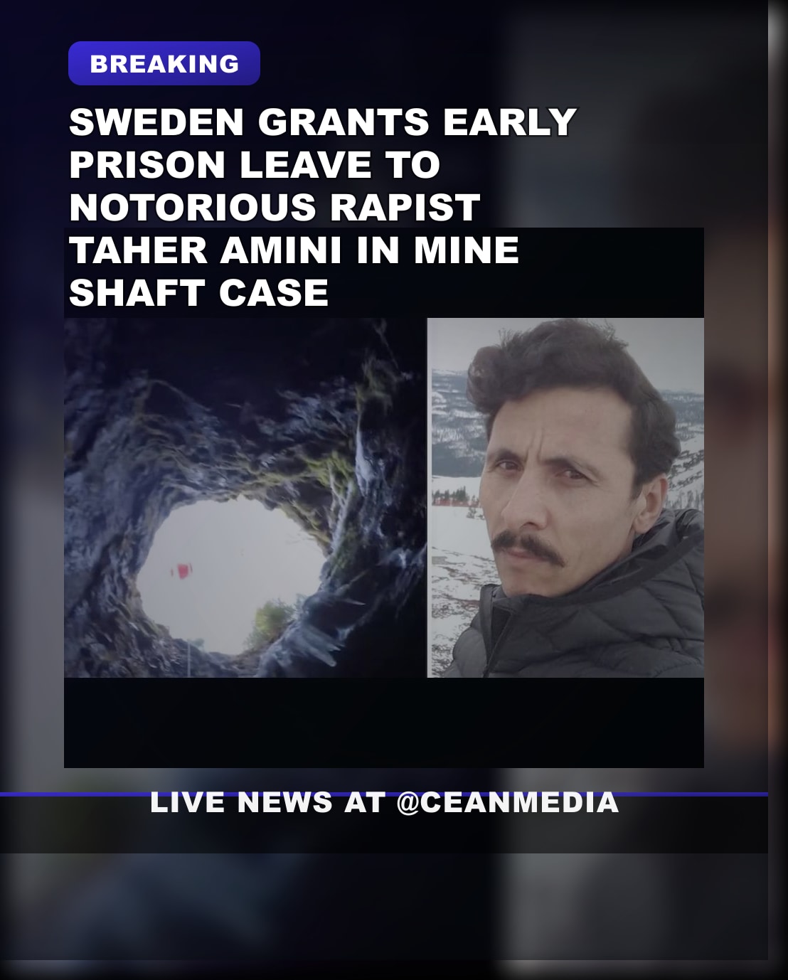 Illustrative photo for: Sweden prison leave rage after "The Mine Shaft Afghan"