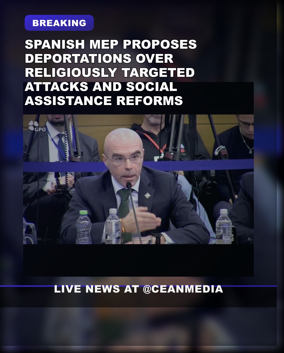 Illustrative photo for: Spanish MEP Jorge Buxadé Calls for Immediate Deportation