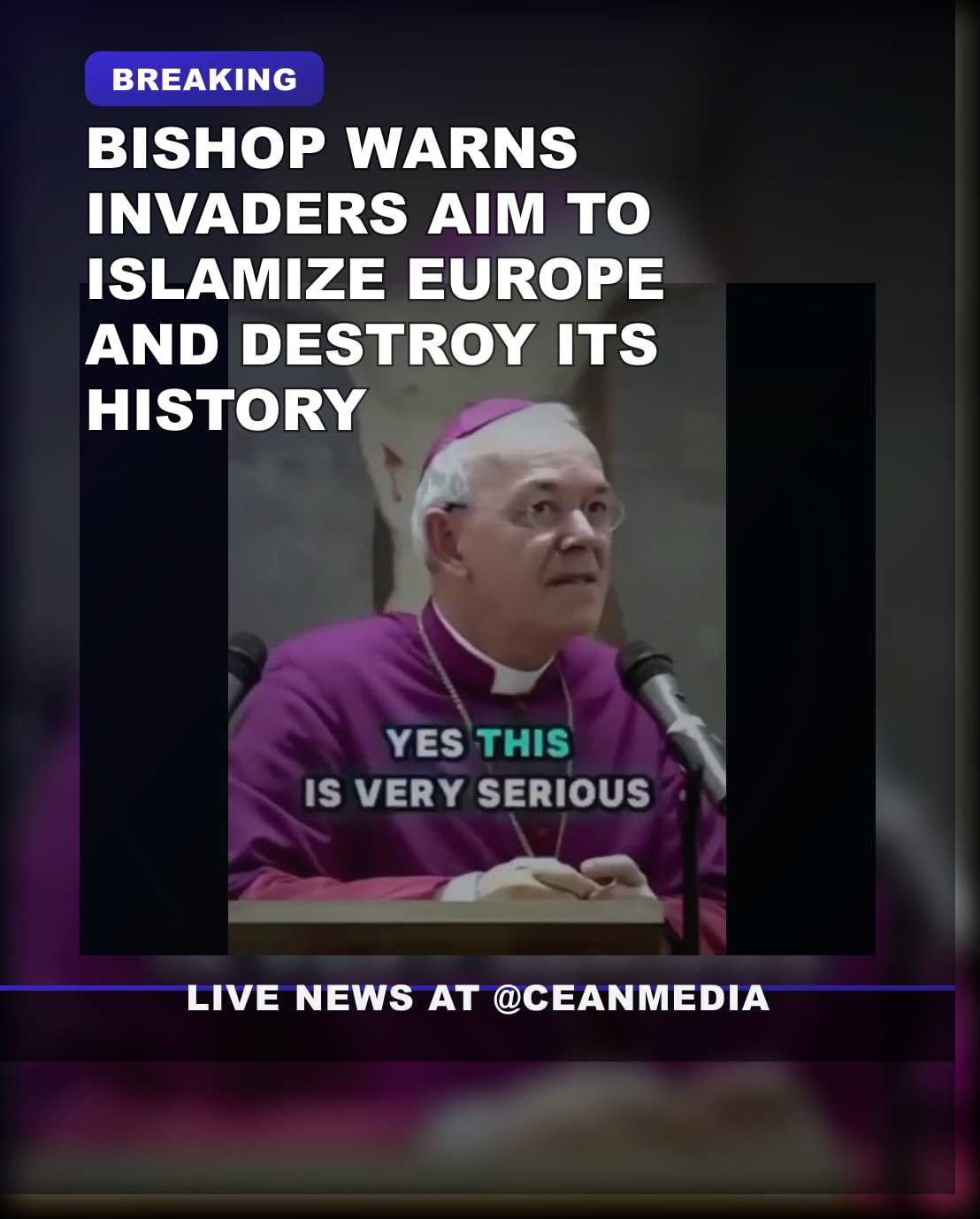 Illustrative photo for: European cultural preservation at risk: Bishop Athanasius