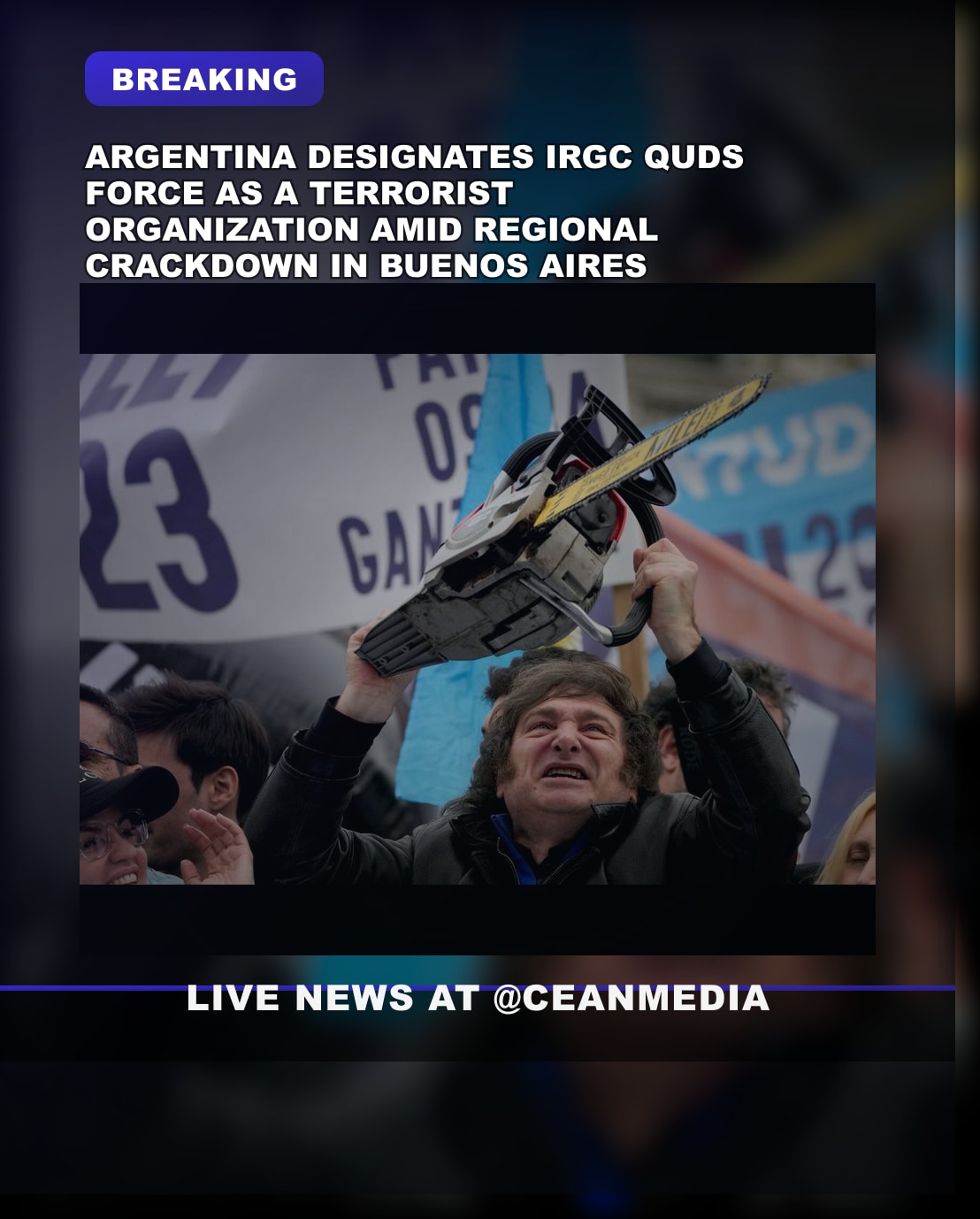Illustrative photo for: Argentina bans Quds Force as IRGC designated a terrorist