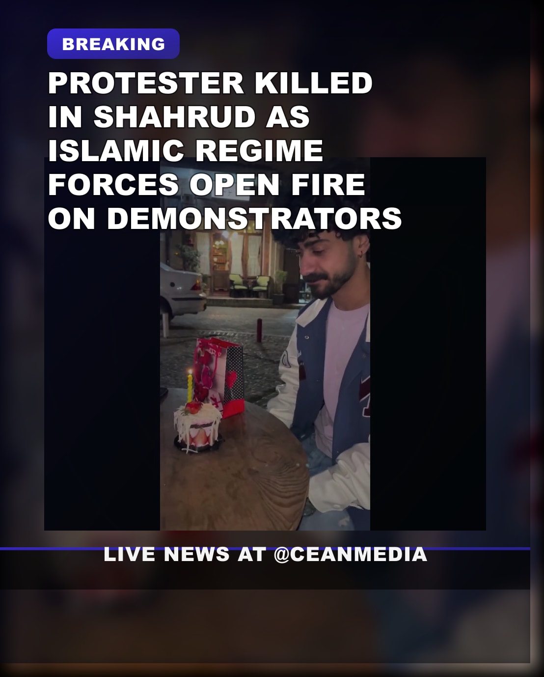 Illustrative photo for: Iranian protester shot dead: Florist Sina Haghshenas among